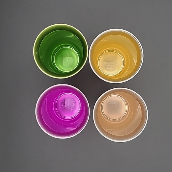 Vintage 1950s Aluminum Tumblers Set of 4 - Picture 4 of 7